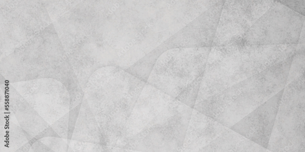 Abstract background with white texture with angled diamond and triangle ...