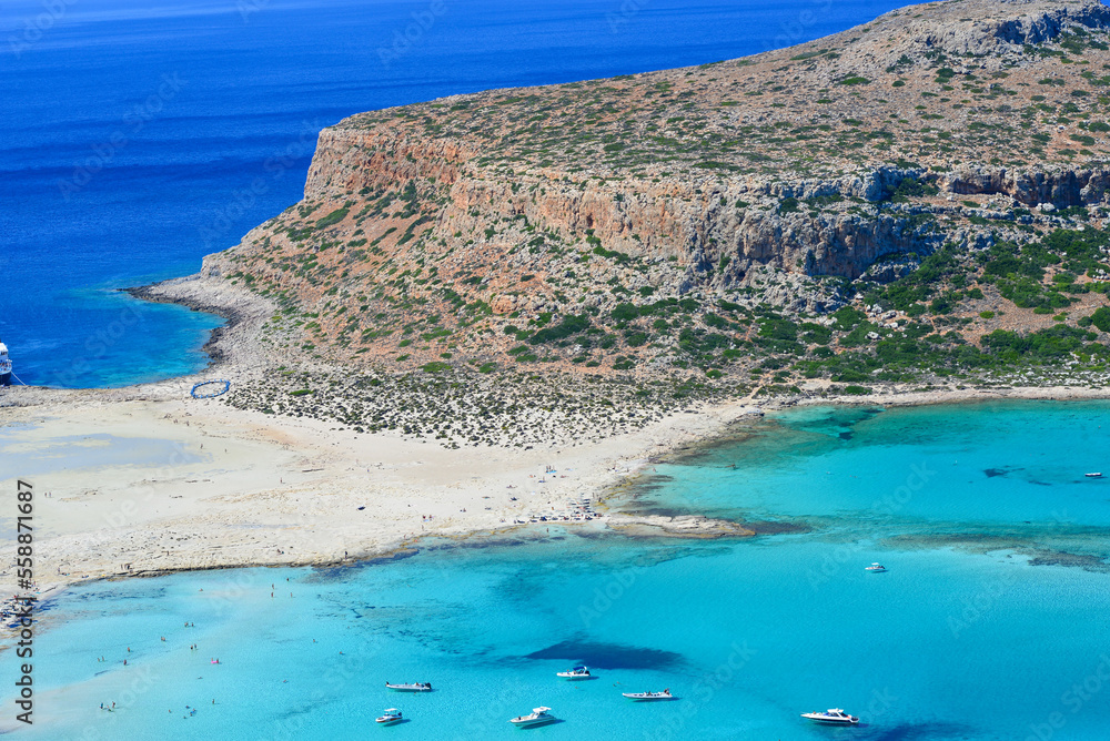 Bucht von Balos in Kreta, Griechenland 