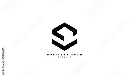 CV, VC, S, SV, VS, VV, QV, VQ, Abstract initial monogram letter alphabet logo design
