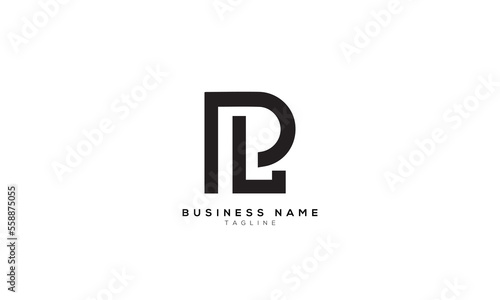 PL, LP, Abstract initial monogram letter alphabet logo design photo