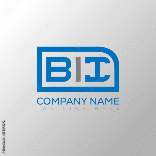 BII letter logo creative design. BII unique design.
