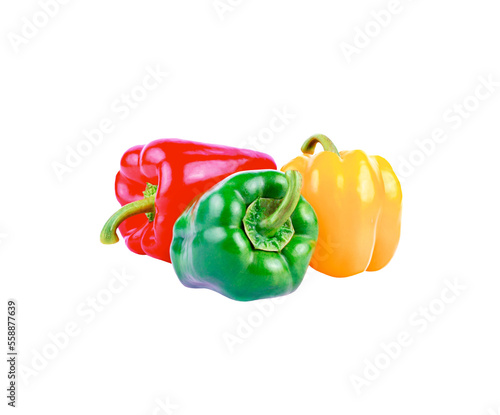 Bell peppers on  transparent png