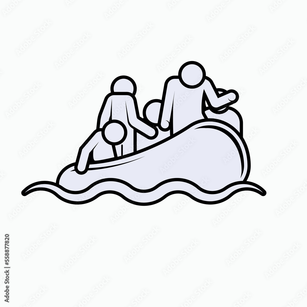 Refugee Icon. Migrants Symbol for Design, Presentation, Website or Apps Elements. Refugee Icon. Migrants Symbol for Design, Presentation, Website or Apps Elements.