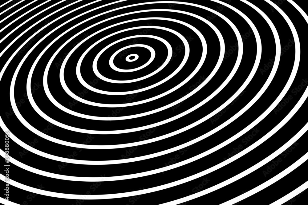Concentric Rings Pattern. Abstract Geometric Background. Concentric Rings Pattern. Abstract Geometric Background.