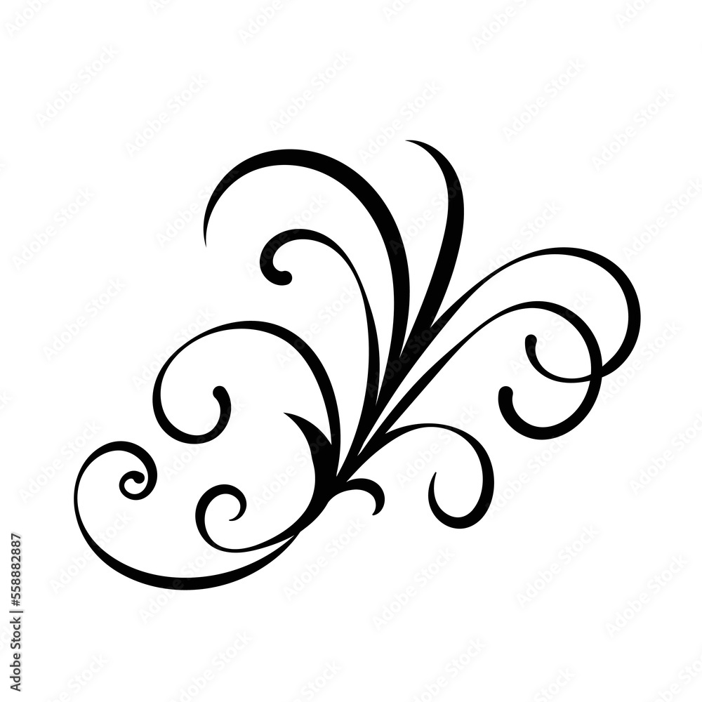 Oriental vector damask black patterns. Baroque Scroll as Element of Ornament and Graphic Design. Use for greeting cards and wedding invitations. Oriental vector damask black patterns. Baroque Scroll as Element of Ornament and Graphic Design. Use for greeting cards and wedding invitations.