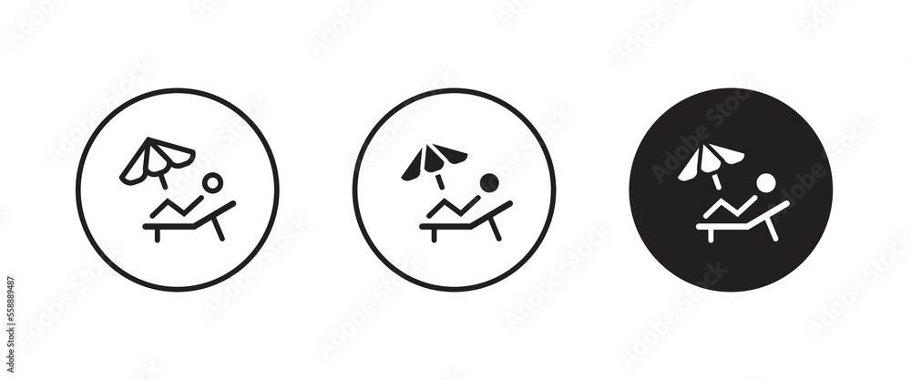 Summer relax sunbathing, Sunbed icon. Resort, beach, chair, furniture, lounger, parasol, relaxation, sea, umbrella Parasol lounger, sun Summer relax sunbathing, Sunbed icon. Resort, beach, chair, furniture, lounger, parasol, relaxation, sea, umbrella Parasol lounger, sun
