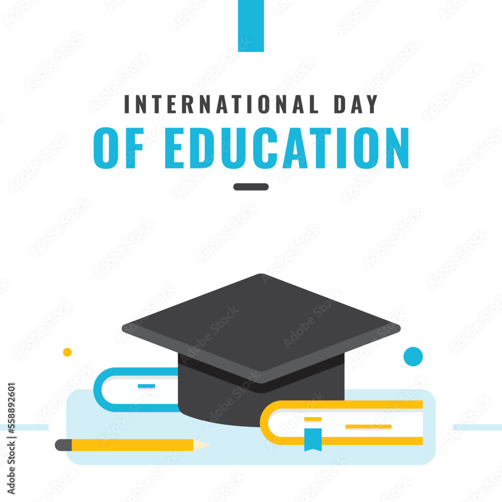 International Day Of Education Design Background For International