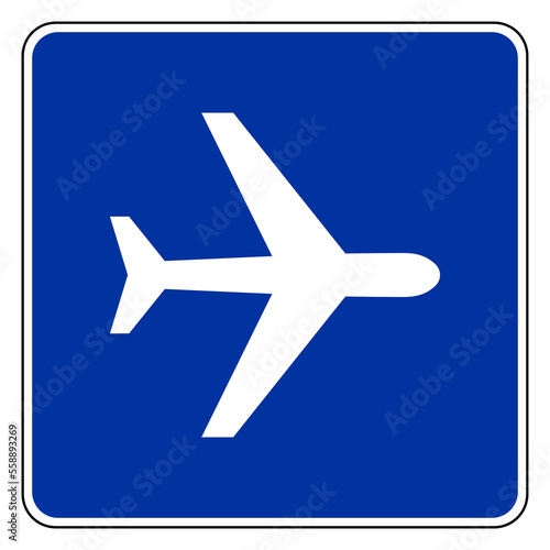 Wallpaper Mural Flugzeug und Schild Torontodigital.ca