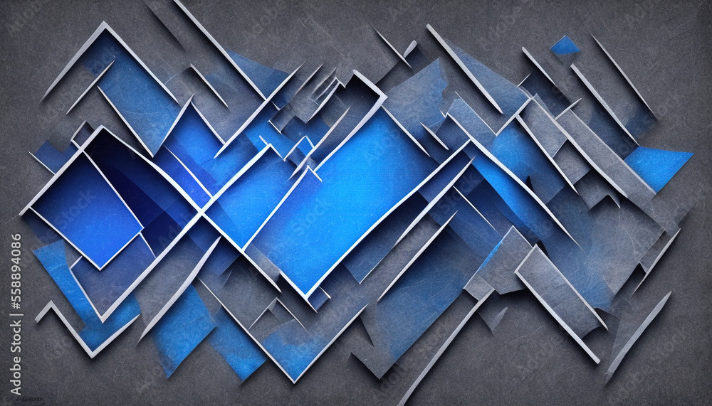 background of abstract hexagons blue black background of abstract hexagons blue black