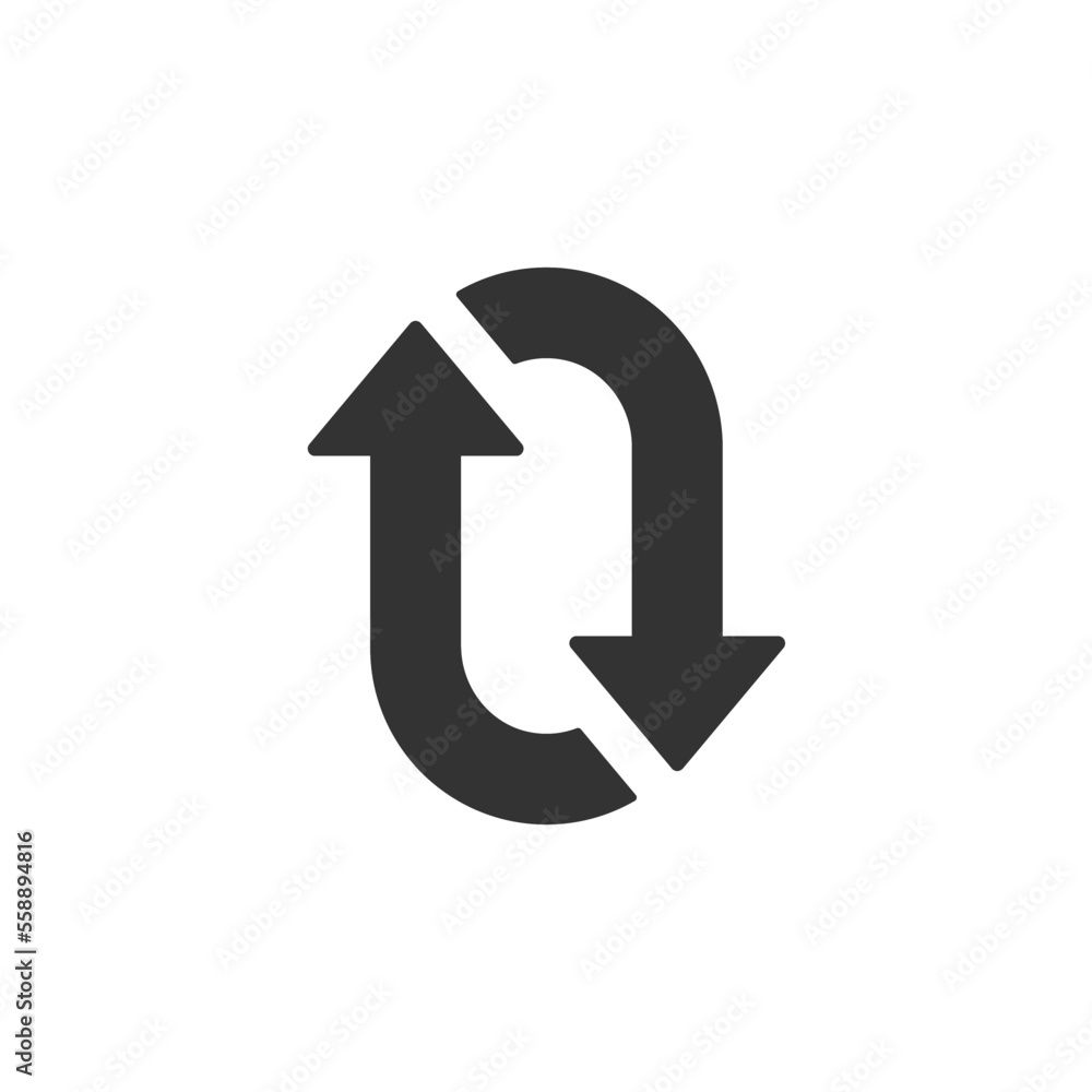 Clockwise icon. Multimedia symbol modern, simple, vector, icon for website design, mobile app, ui. Vector Illustration Clockwise icon. Multimedia symbol modern, simple, vector, icon for website design, mobile app, ui. Vector Illustration