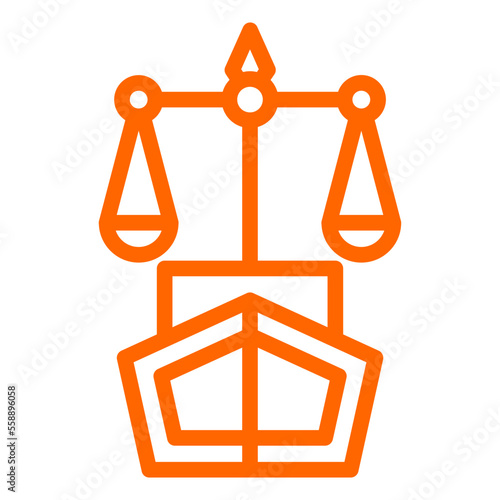 Maritime Law Icon Style