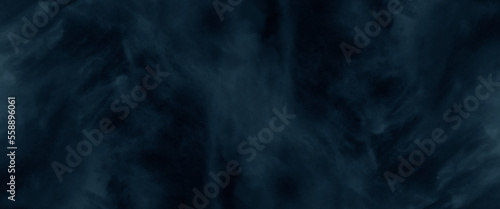 Artistic hand painted multi layered dark blue background. dark blue nebula sparkle purple star universe in outer space horizontal galaxy on space. navy blue watercolor and paper texture. wash aqua