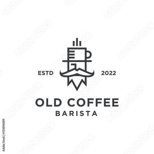 coffee and farmer for coffee and agriculture logo