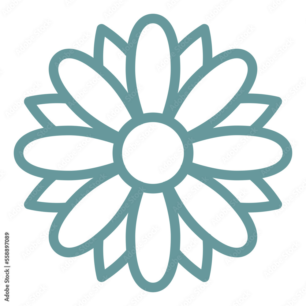 Flower Icon Style Flower Icon Style
