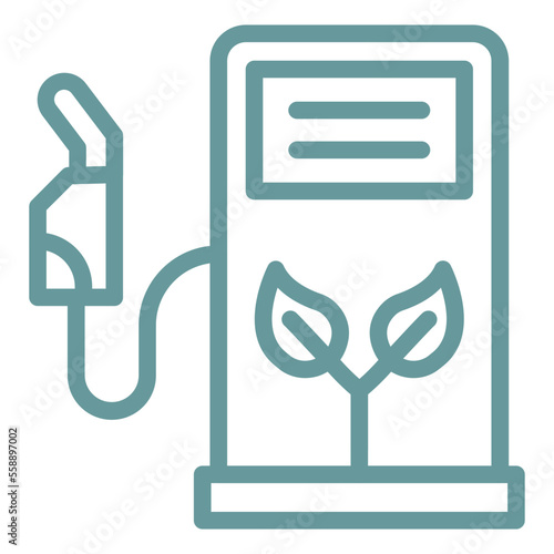 Bio Fuel Icon Style