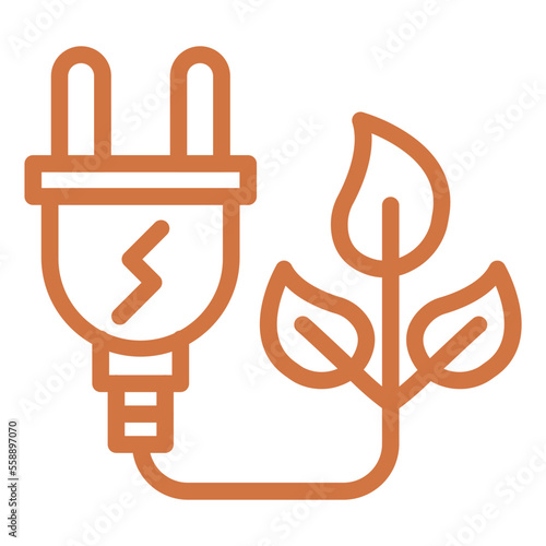 Sustainable Energy Icon Style