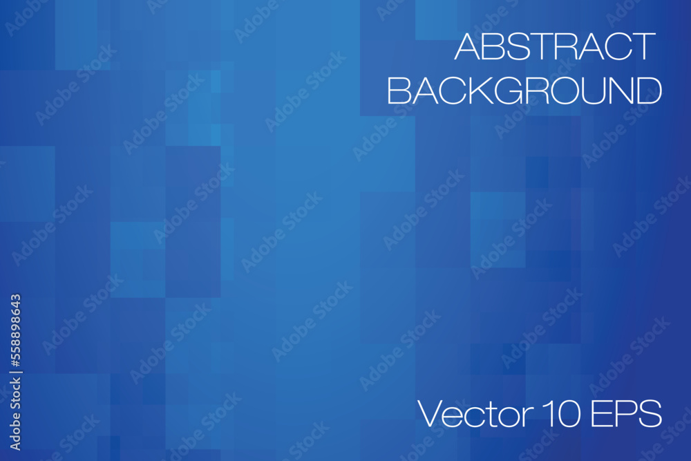 Blue Abstract Square Background Vector
