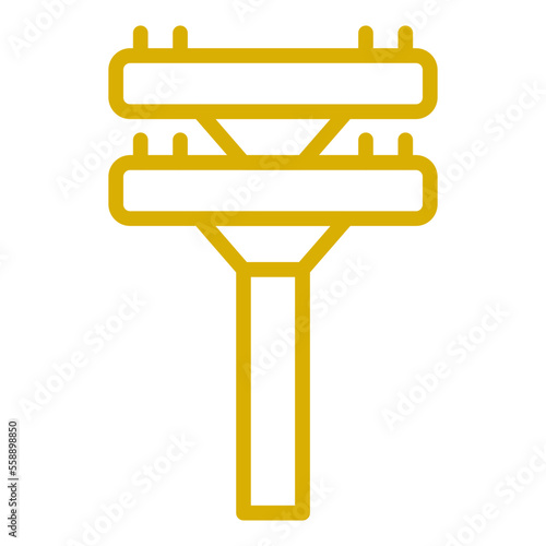 Electric Pole Icon Style