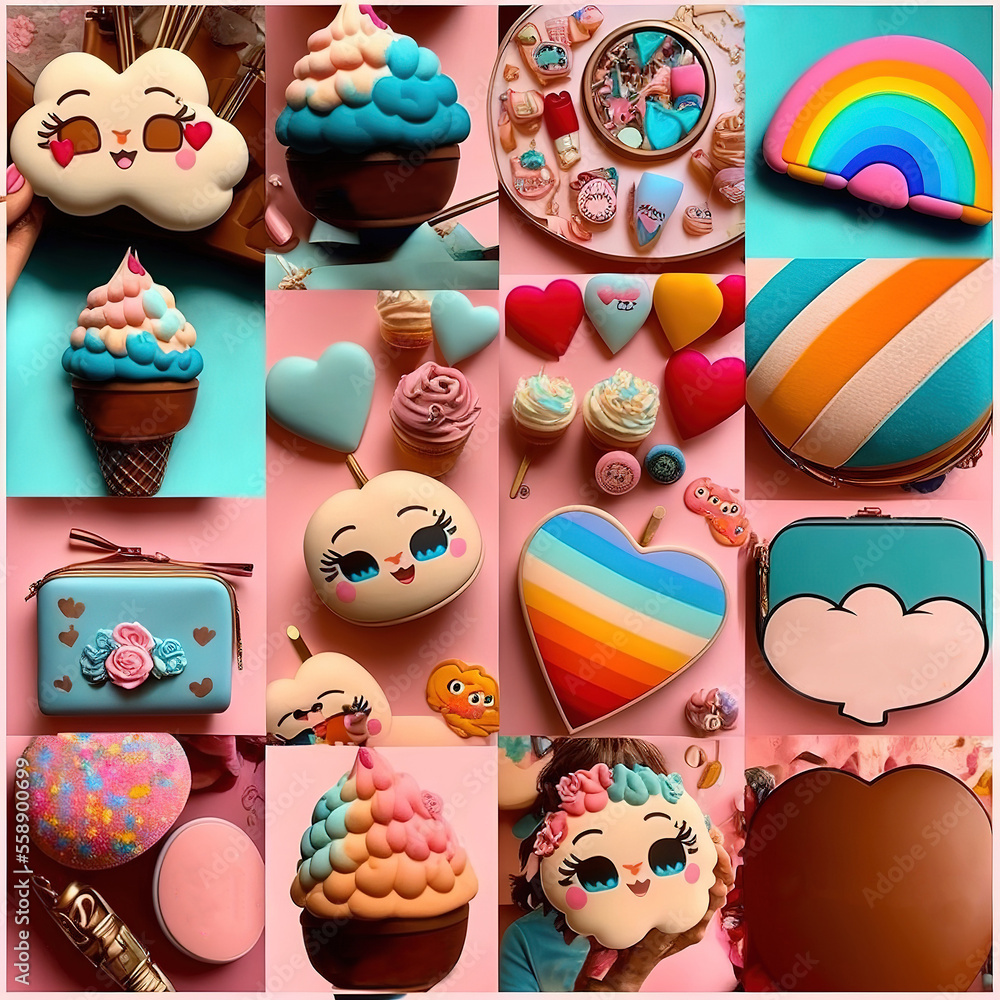 Obraz premium Sweet little things - Generative AI