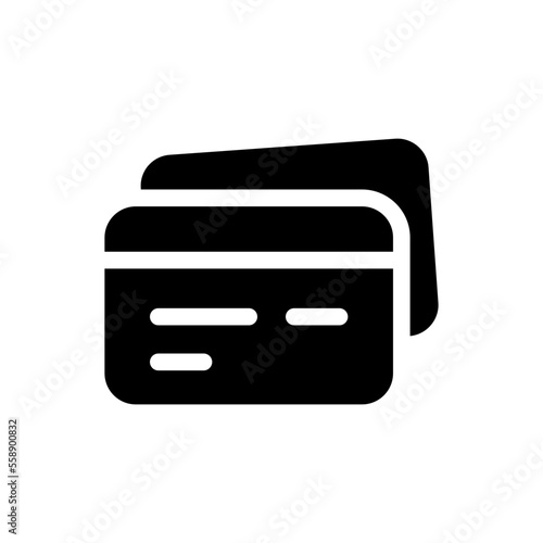 Free Download credit card glyph icon - GFXLoad
