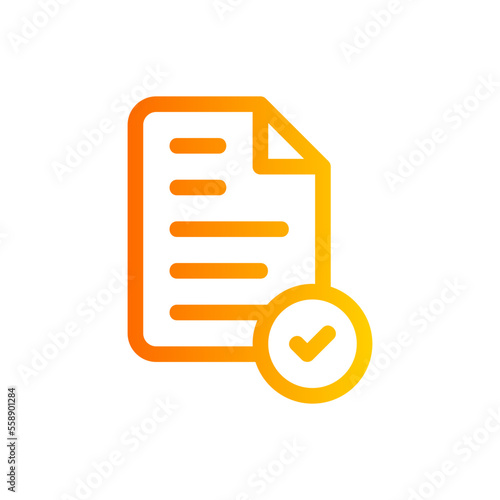 approve gradient icon