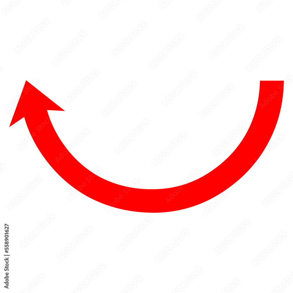 Rotating Round Circular Directional Arrow on Transparent Background Rotating Round Circular Directional Arrow on Transparent Background