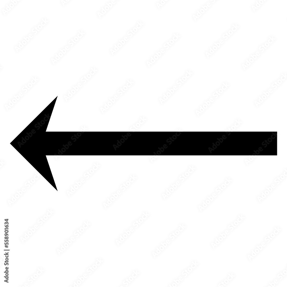 Directional Arrow Sign on Transparent Background Directional Arrow Sign on Transparent Background