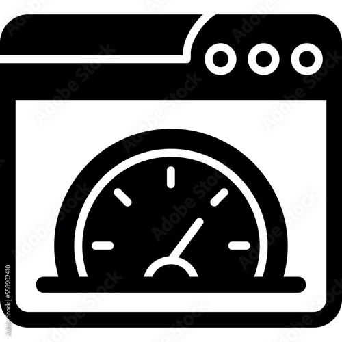 Web Page Speed Icon
