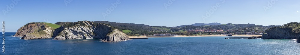 Coastal view near Barrika in the Basque Country (Spain)