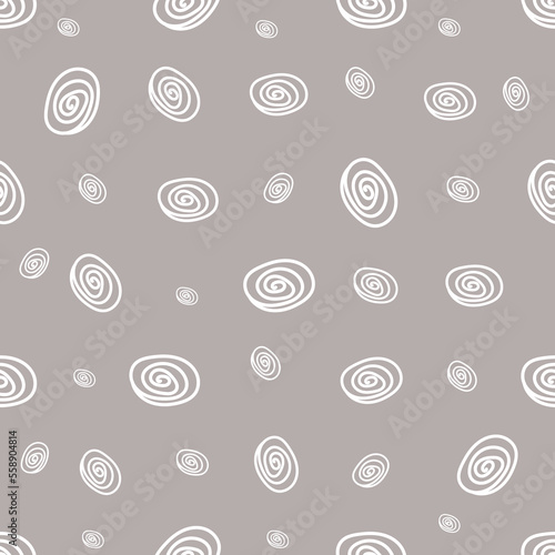 Seamless hand drawn pattern. doodle seamless background of doodle swirls and curls