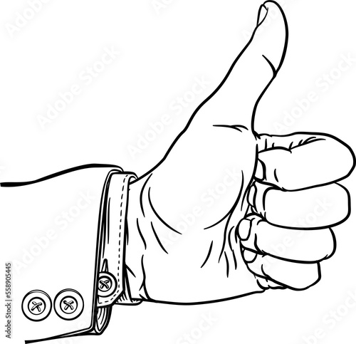 Hand Thumbs Up Gesture Thum...