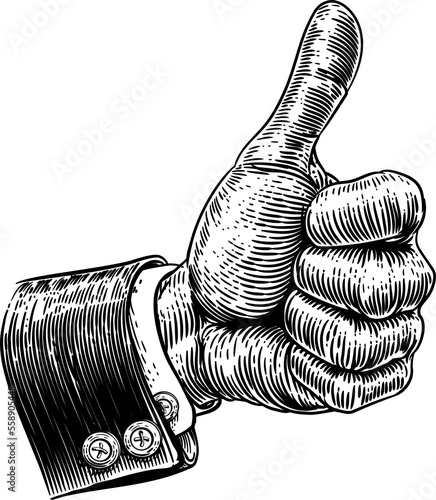 Hand In Business Suit Givin...