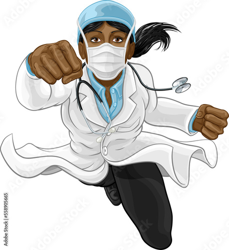 Doctor Woman Super Hero Med...