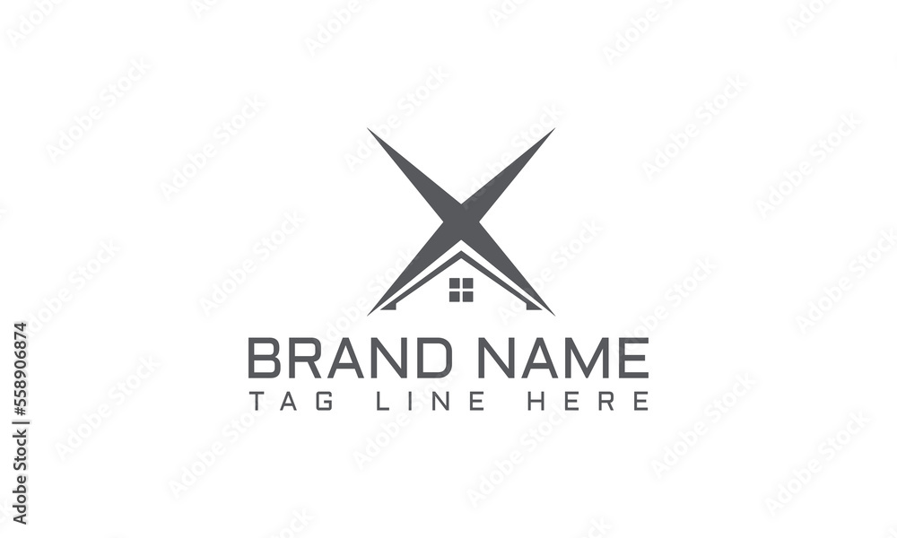 Obraz premium logo, estate, real, house, building, design, luxury, vector, symbol, architecture, city, concept, skyline, rent, property, graphic, business, abstract, background, icon, art, illustration, constructio