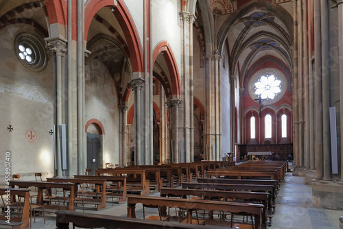 basilica di san andrea di vercelli in tali, baslica of saint andrew in vercelli in italy photo