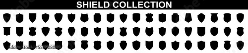 Fotografie, Tablou Shield icons set