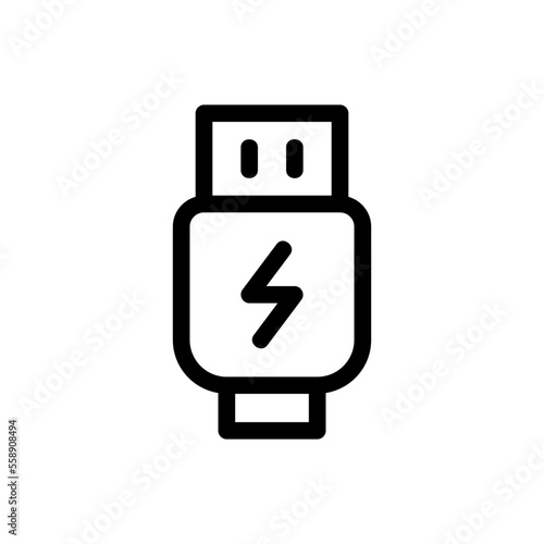 usb line icon