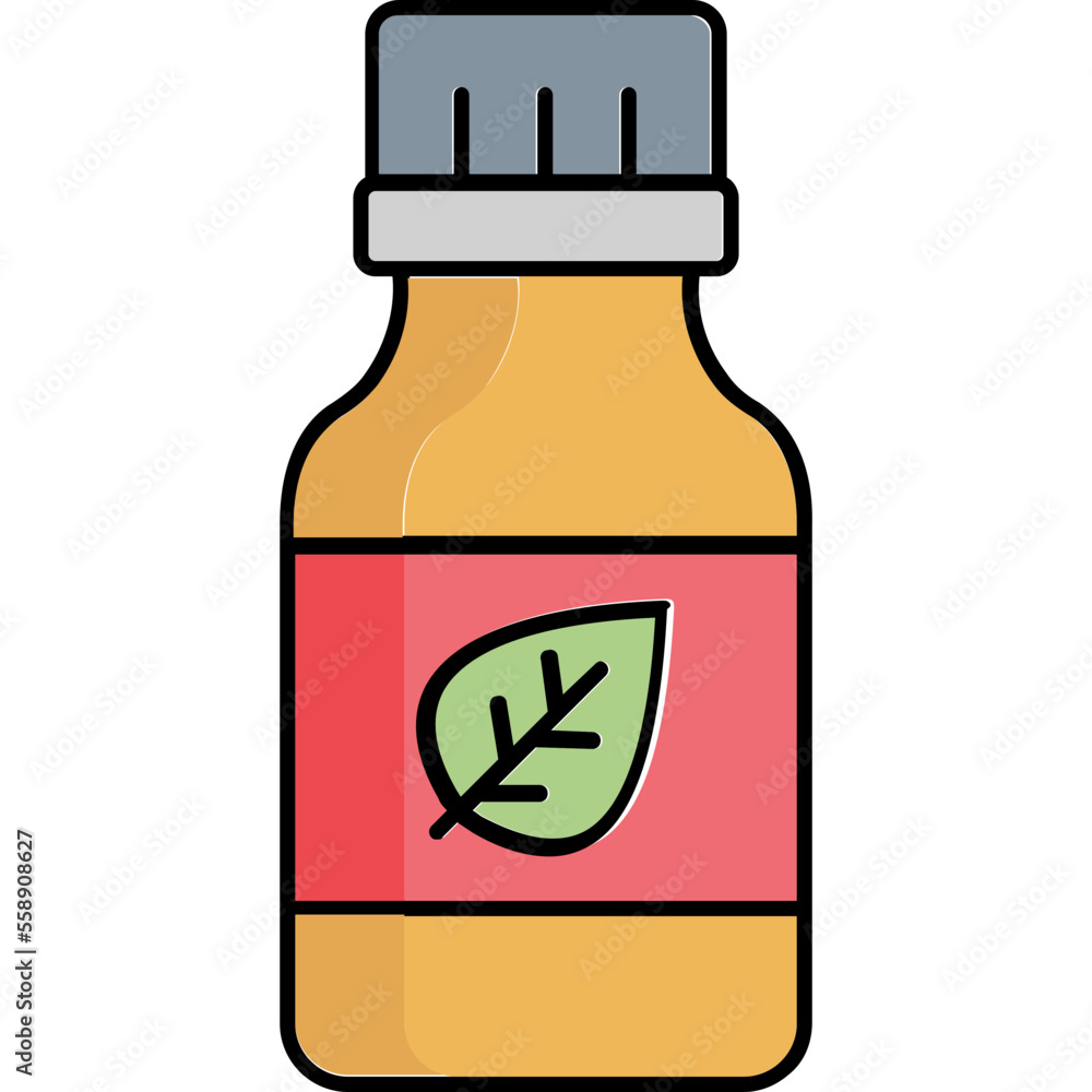 Herbal bottle Vector Icon
Herbal bottle Vector Icon