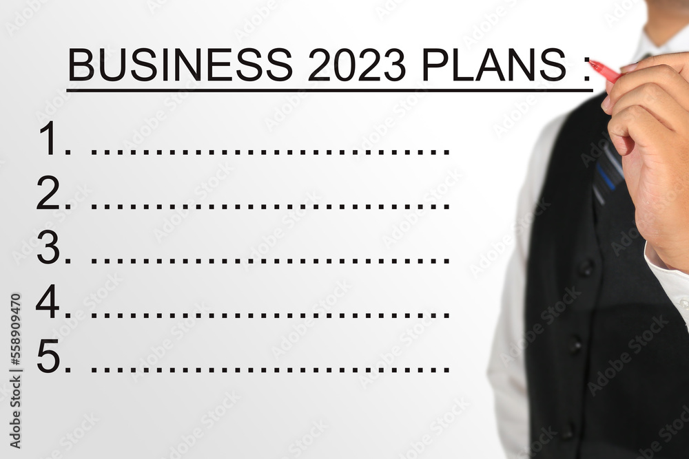 businessman writing business 2023 plans
businessman writing business 2023 plans