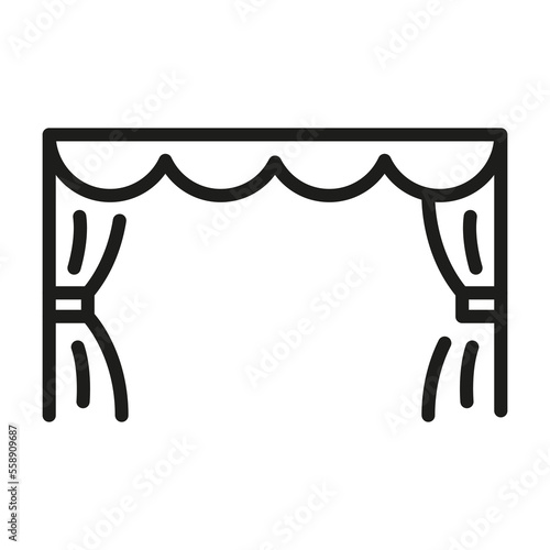 cinema auditorium icon vector illustration