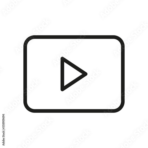 play button outline icon vector Free Download play button outline icon vector - GFXLoad