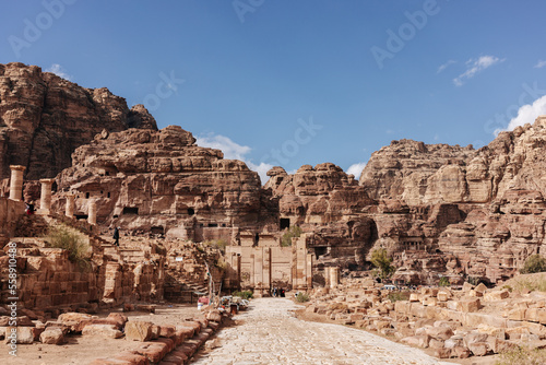 Colonnaded Street at Petra, Jordan