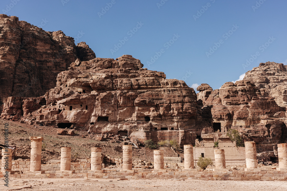 The Great Temple at Petra, Jordan