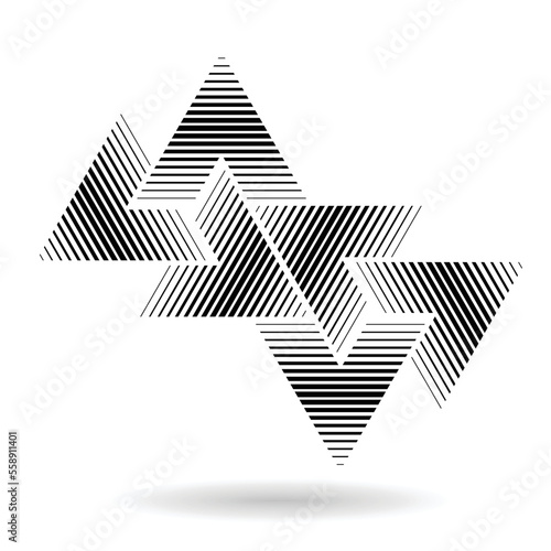 Vector Hipster Triangle Background . Pattern . Abstract modern Geometrical Design Template .
