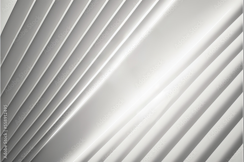 Obraz premium Abstract light gray lines background. Geometric modern presentation business title neutral white minimal texture illustration