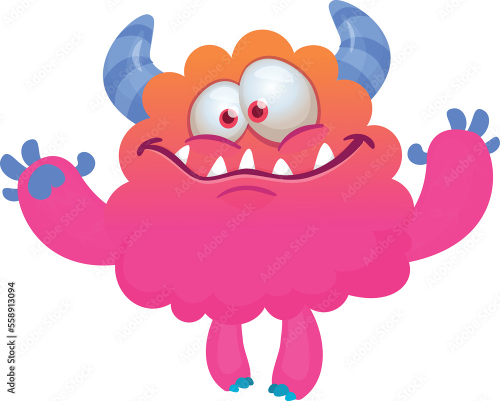 Naklejka premium 40_monsterpuff
