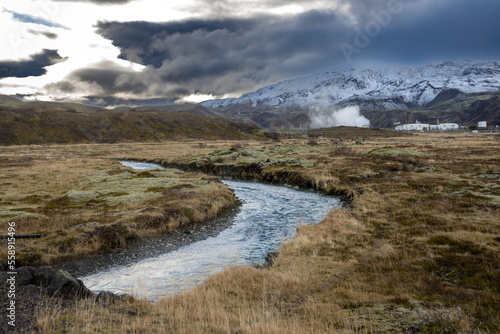 River and mountains, Iceland