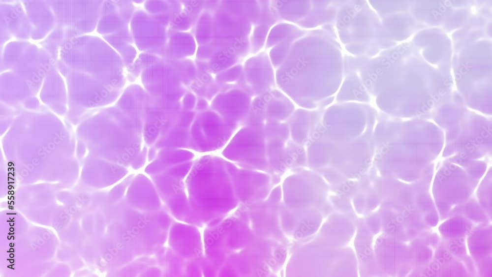 White wave caustic pattern in pink background animation. 4K 2D computer rendering White wave caustic pattern in pink background animation. 4K 2D computer rendering