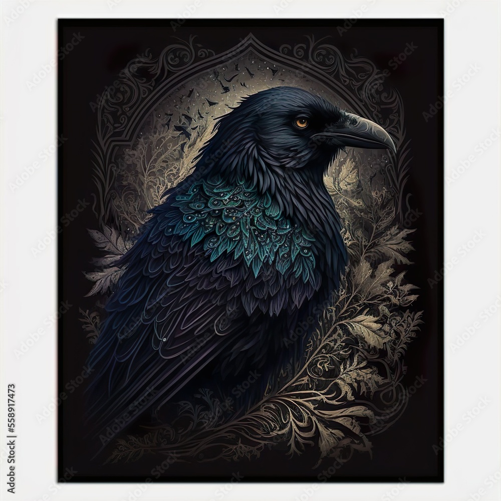 Fototapeta premium raven