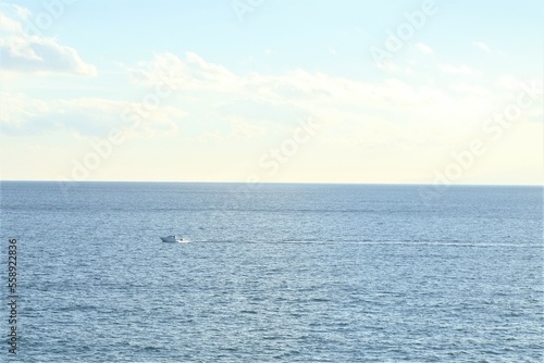 boat in the sea of Enoshima island